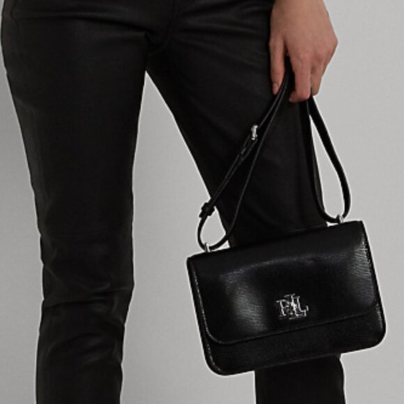 $150 OFF ✅Lauren Ralph LaurenLizard Embossed Leather Sophee Bag✨ NWT +Dust Bag - Picture 12 of 17